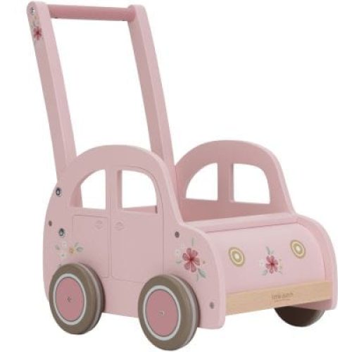 chariot-de-marche-voiture-en-bois-rose