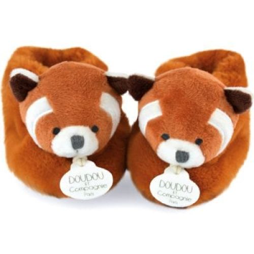 chaussons-bebe-panda-roux-0-6-mois