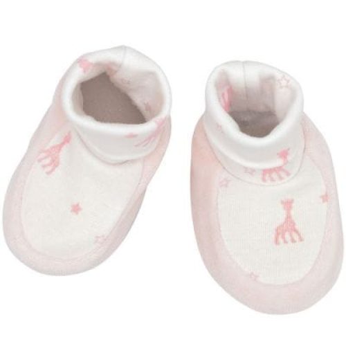 chaussons-en-coton-roses-sophie-la-girafe-1-3-mois