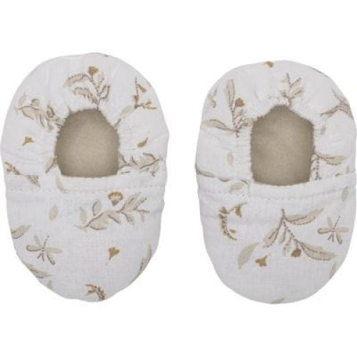 chaussons-popeline-blanc-et-beige-0-6-mois