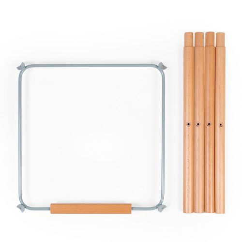 Evolu Extra Set De Pieds Longues + Repose Pieds - Bois - Men