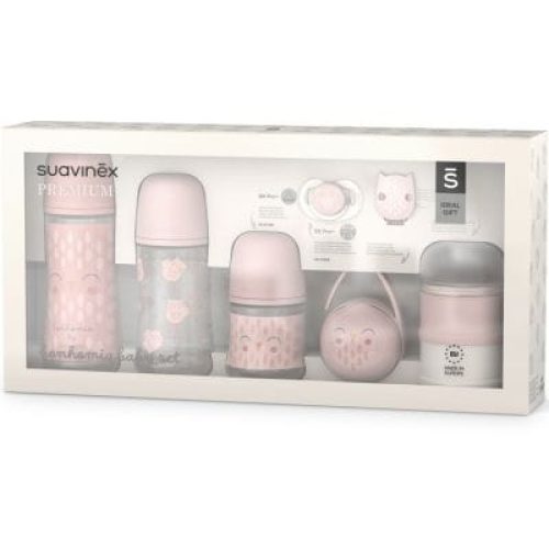coffret-cadeau-naissance-premium-bonhomia-rose-7-pieces