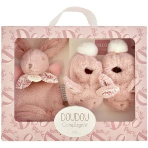coffret-chaussons-et-doudou-rose-lapin-doudou