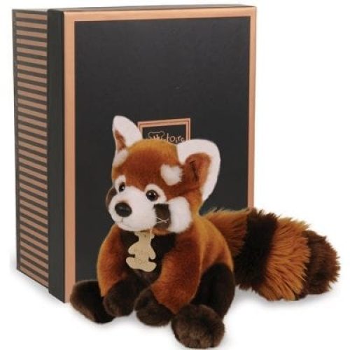 coffret-peluche-panda-roux-prestige-20-cm