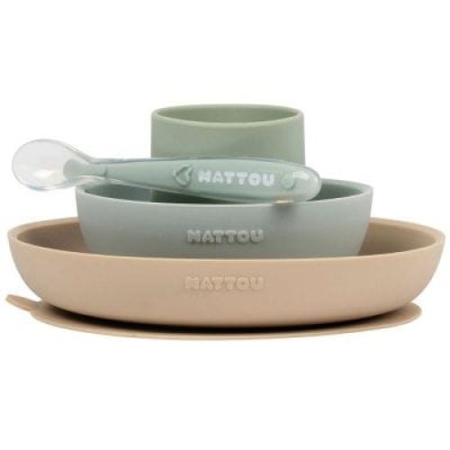 coffret-repas-en-silicone-sable-vert-4-pieces