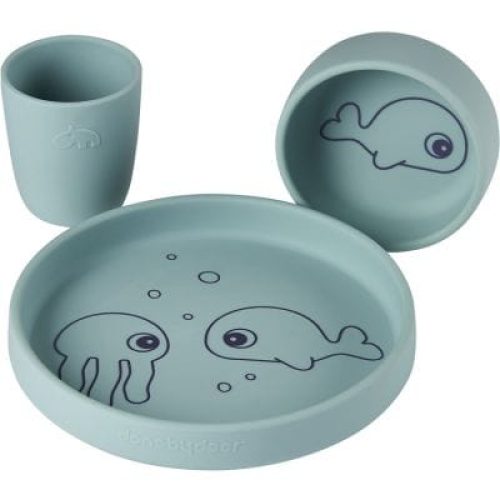 coffret-repas-en-silicone-sea-friends-bleu-3-pieces