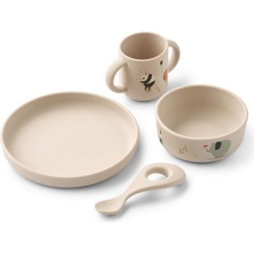 coffret-repas-en-silicone-vivi-circus-sandy-4-pieces