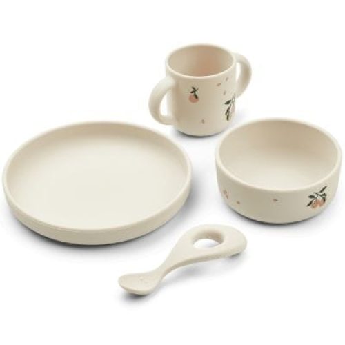coffret-repas-en-silicone-vivi-peach-4-pieces