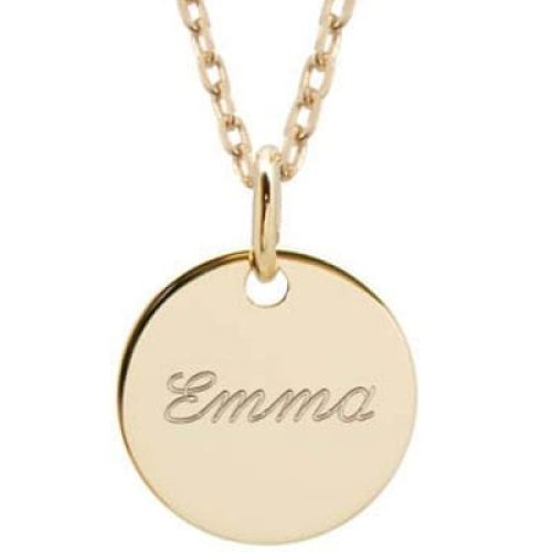 collier-enfant-petite-medaille-personnalisable-plaque-or
