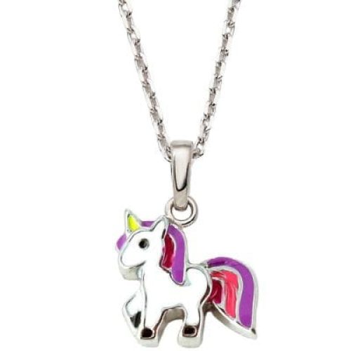 collier-licorne-rose-42-cm-argent