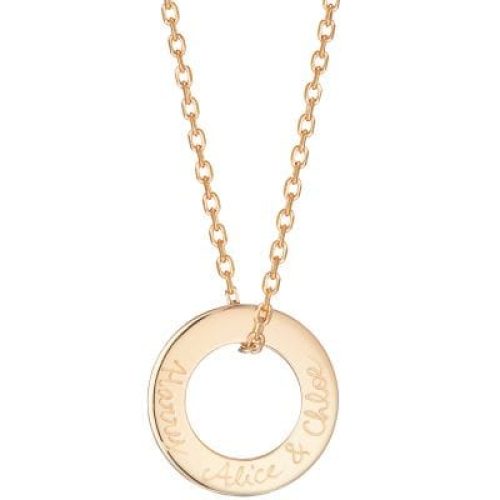 collier-maman-eternity-personnalisable-plaque-or