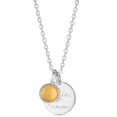 collier-message-et-pierre-de-naissance-personnalisable-argent-925