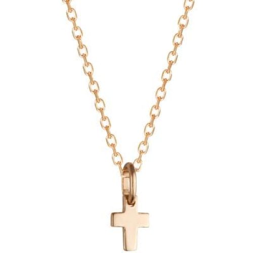 collier-mini-croix-sur-chaine-plaque-or