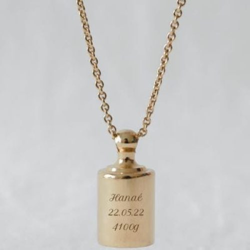 collier-personnalisable-plaque-or-jaune