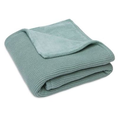 couverture-polaire-basic-knit-forest-green-75-x-100-cm