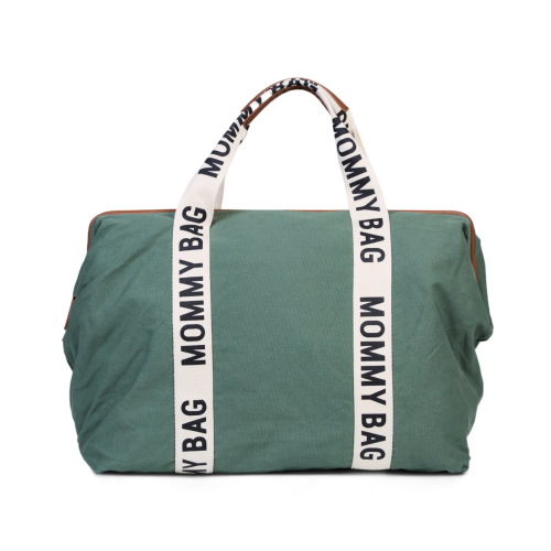 Mommy Bag ® Sac A Langer - Signature - Toile - Vert