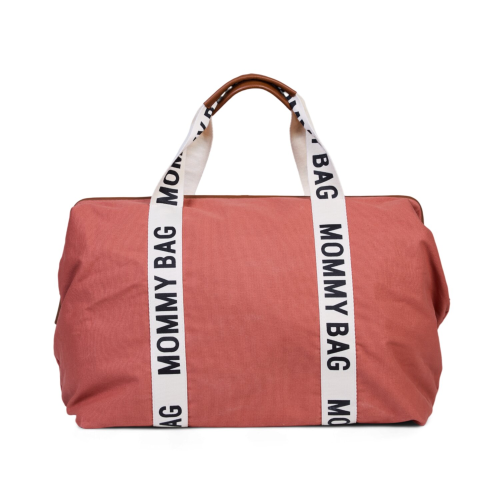 Mommy Bag ® Sac A Langer – Signature - Toile - Terracotta