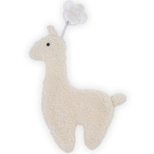 doudou-attache-sucette-lama-blanc