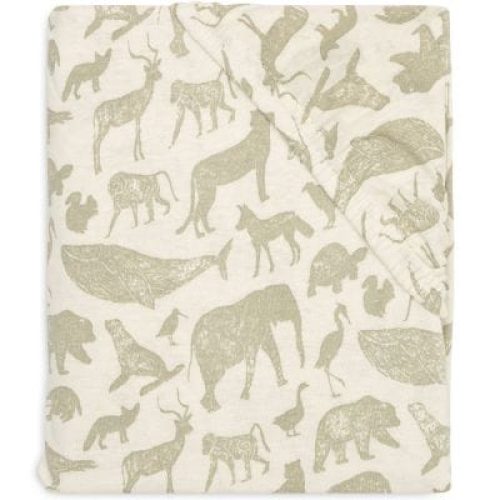 drap-housse-en-jersey-animals-olive-green-70-x-140-cm