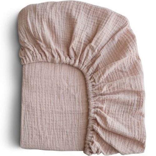drap-housse-en-mousseline-de-coton-blush-120-x-60-cm