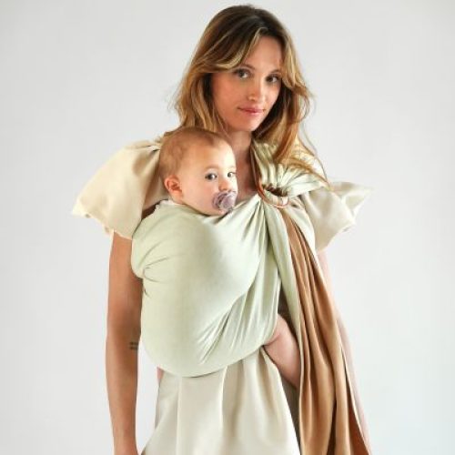 echarpe-de-portage-sling-sans-noeud-pistacchio-cappuccino
