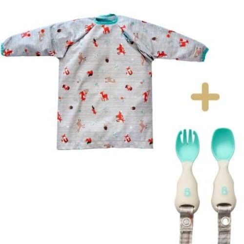 ensemble-bavoir-tablier-et-couverts-woodland-6-24-mois