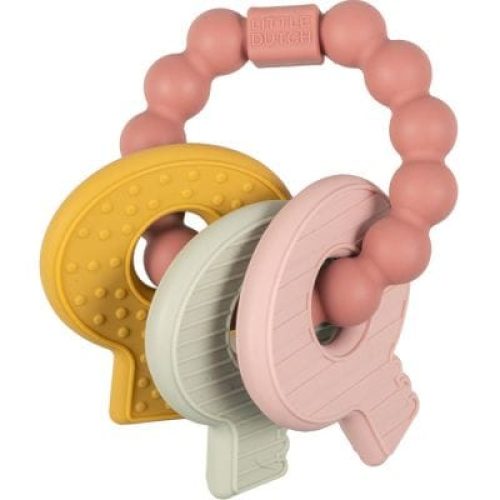 hochet-de-dentition-trousseau-de-clefs-rose