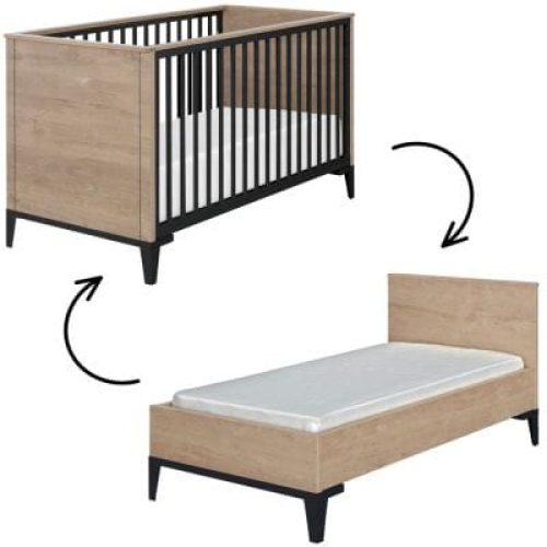 lit-bebe-evolutif-en-chene-blond-noir-marcel-70-x-140