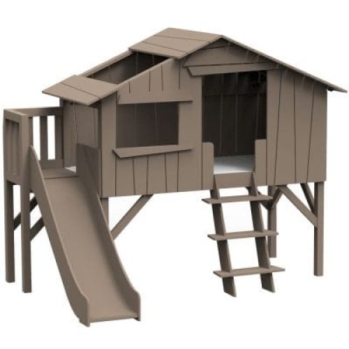 lit-cabane-avec-toboggan-finition-laquee-coloris-au-choix