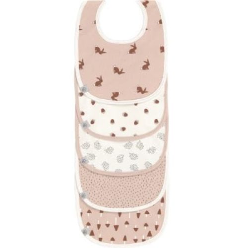 lot-5-bavoirs-en-eponge-coton-bio-little-forest-lapin