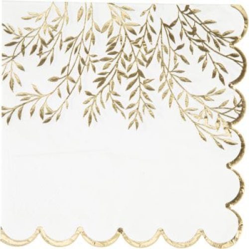 lot-de-16-serviettes-jolis-brins-blanches-et-or