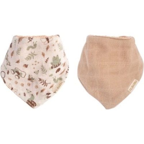lot-de-2-bavoirs-bandanas-little-wonders-taupe