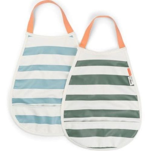 lot-de-2-bavoirs-elastique-stripes-bleu-et-vert