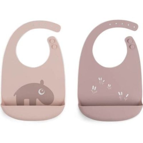 lot-de-2-bavoirs-en-silicone-ozzo-rose