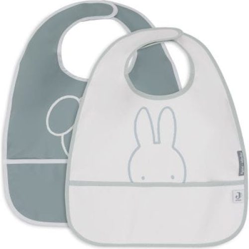 lot-de-2-bavoirs-plastifies-miffy-peekaboo-sea-green