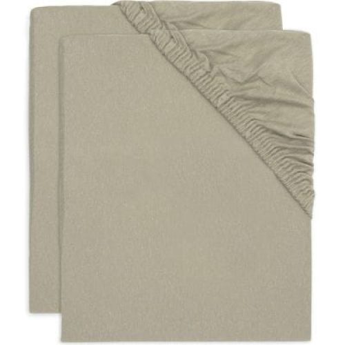 lot-de-2-draps-housses-en-jersey-olive-green-60-x-120-cm