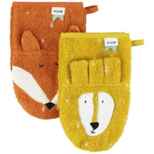 lot-de-2-gants-de-toilette-mr-lion-et-mr-fox