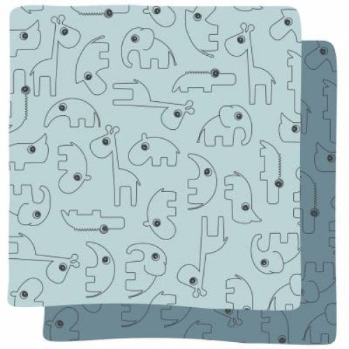 lot-de-2-langes-contour-bleu-70-x-70-cm