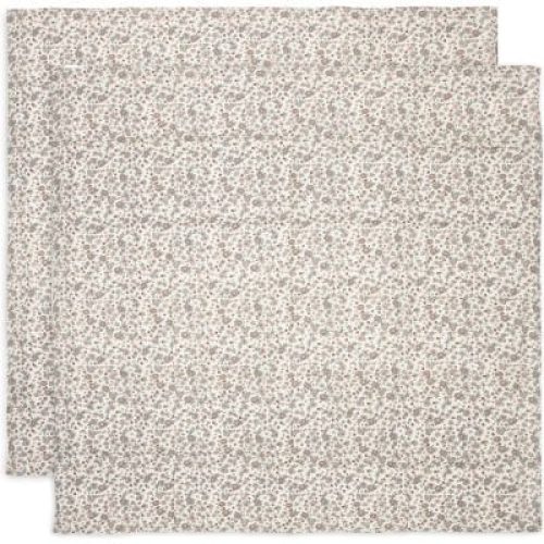 lot-de-2-maxi-langes-en-gaze-de-coton-retro-flowers-115-x-115-cm