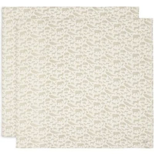 lot-de-2-maxi-langes-gaze-de-coton-animals-olive-green-115-x-115-cm