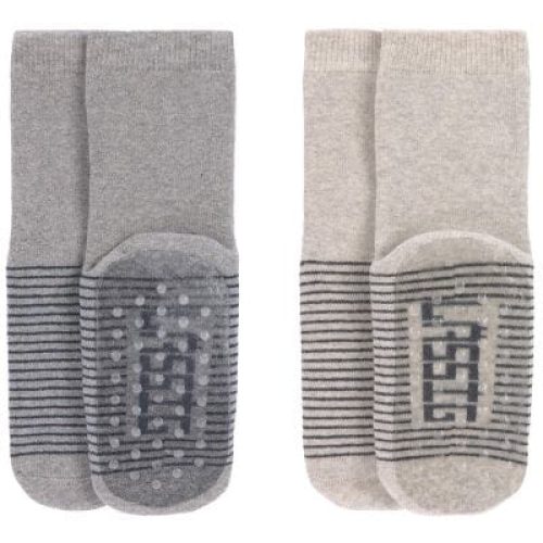 lot-de-2-paires-de-chaussettes-antiderapantes-en-coton-bio-gris-pointure-23-26