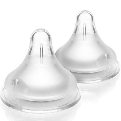 lot-de-2-tetines-natural-wave®-special-allaitement-debit-lent