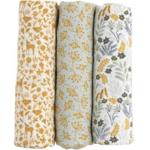 lot-de-3-langes-en-coton-bio-promenons-nous-70-x-70-cm