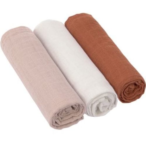 lot-de-3-langes-en-mousseline-cozy-home-rose-blanc-et-rouille-85-x-85-cm