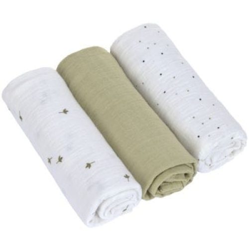 lot-de-3-langes-mousseline-gots-feuille-85-x-85-cm