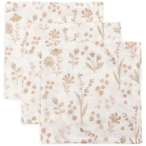 lot-de-3-mini-langes-en-gaze-de-coton-bloomy-31-x-31-cm