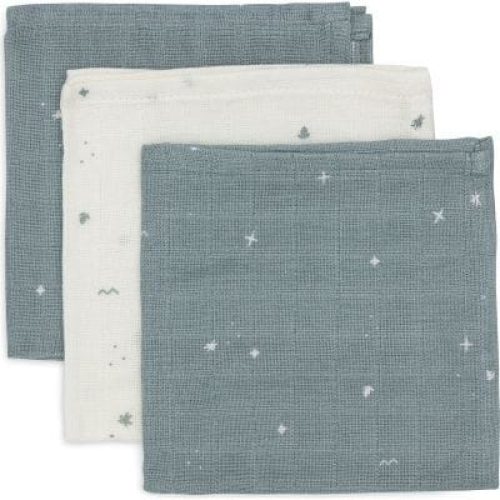 lot-de-3-mini-langes-en-gaze-de-coton-sea-green-31-x-31-cm