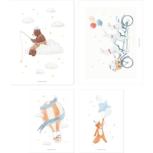 lot-de-4-affiches-hot-air-balloons