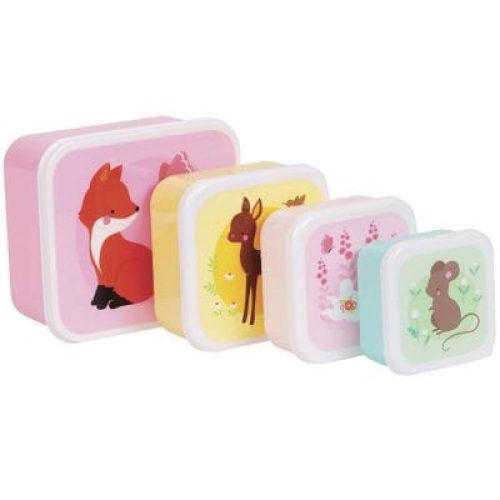 lot-de-4-boites-a-gouter-amis-de-la-foret