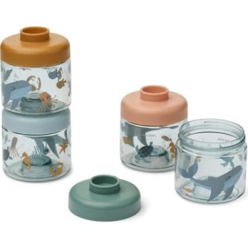 lot-de-4-boites-alimentaires-dominique-sea-creature